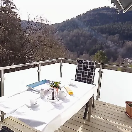 Ferienwohnung in ruhiger Waldrandlage Bad Wildbad Exterior foto